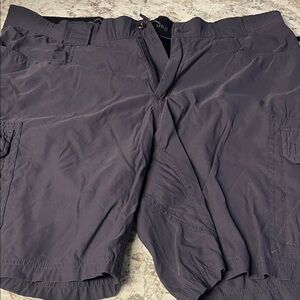 Eddie Bauer Men's Dark Gray Cargo Shorts